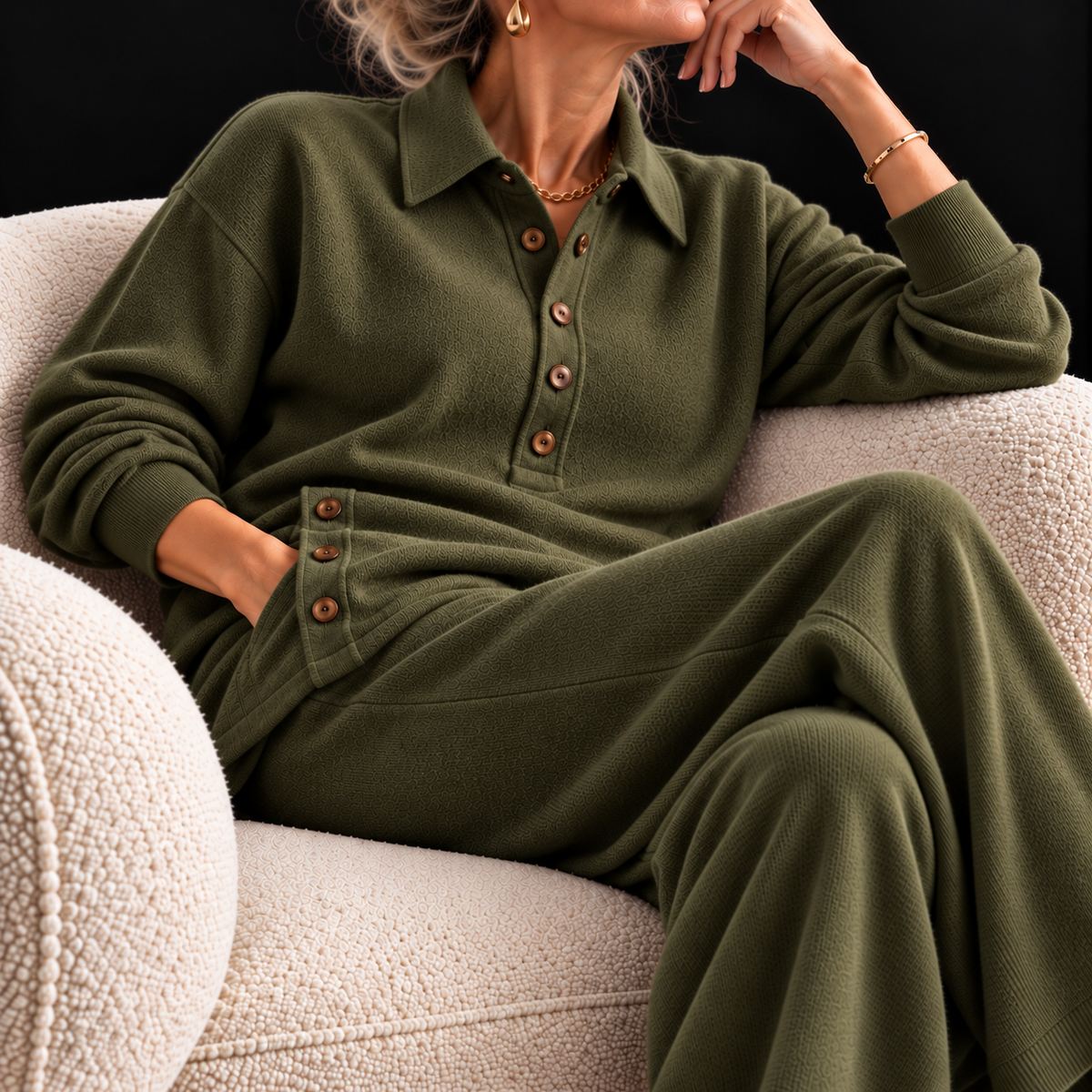 Ximena – Cashmere Knit Lounge Set