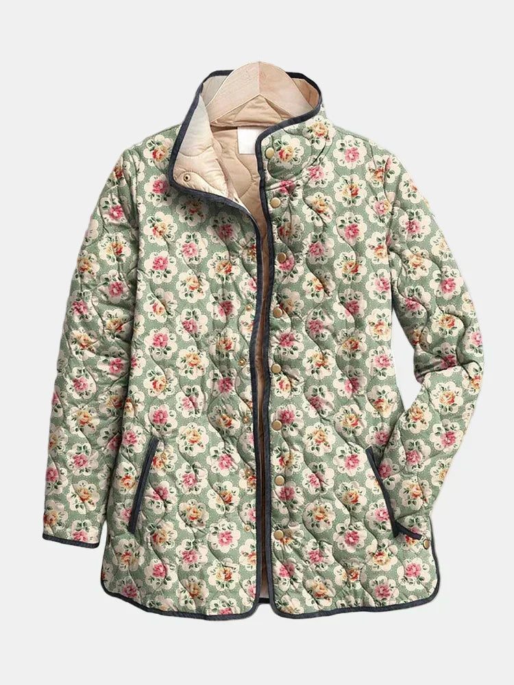 Naya – Quilted Floral Tapestry Jacket