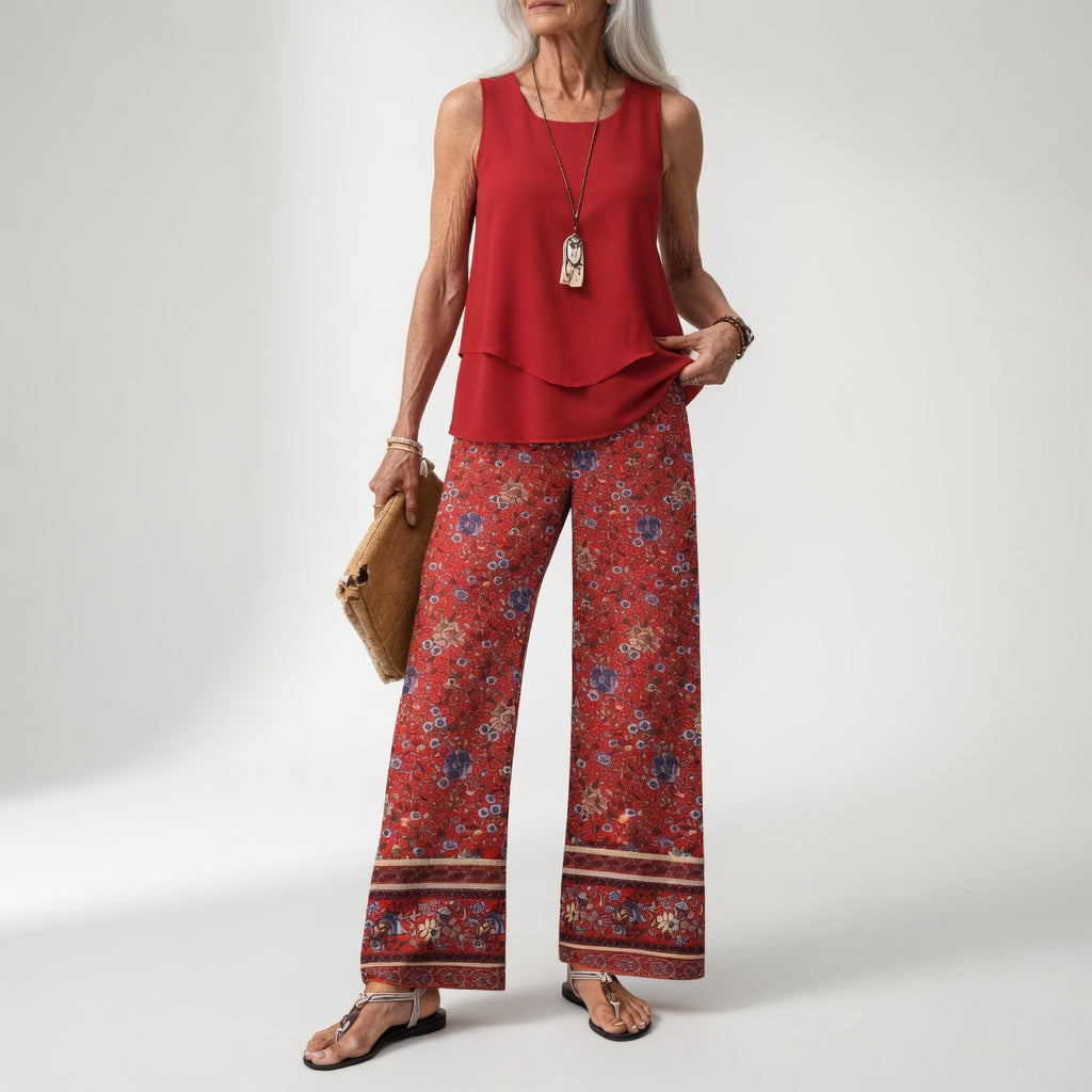 Edith - Layered Boho Two-Piece Set