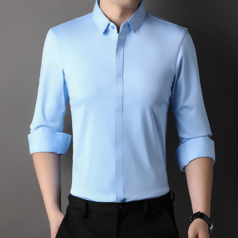 Ezra – Wrinkle-Free Stretch Shirt for Men