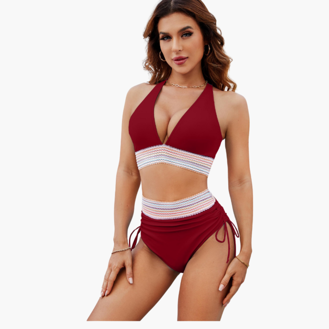 Emma | High-Waisted Tummy Control Bikini Set