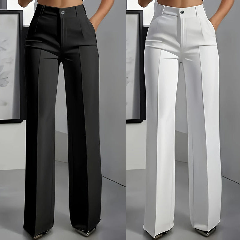 Elle - High-Waisted Tailored Pants