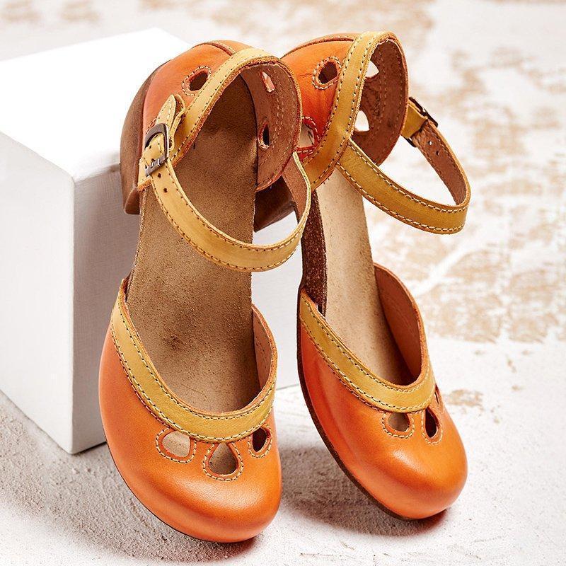 Lissa – Orthopedic Sandals with Low Heel