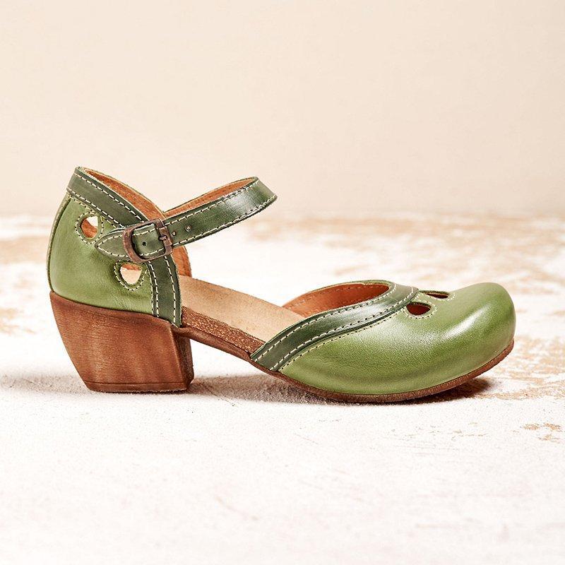 Lissa – Orthopedic Sandals with Low Heel