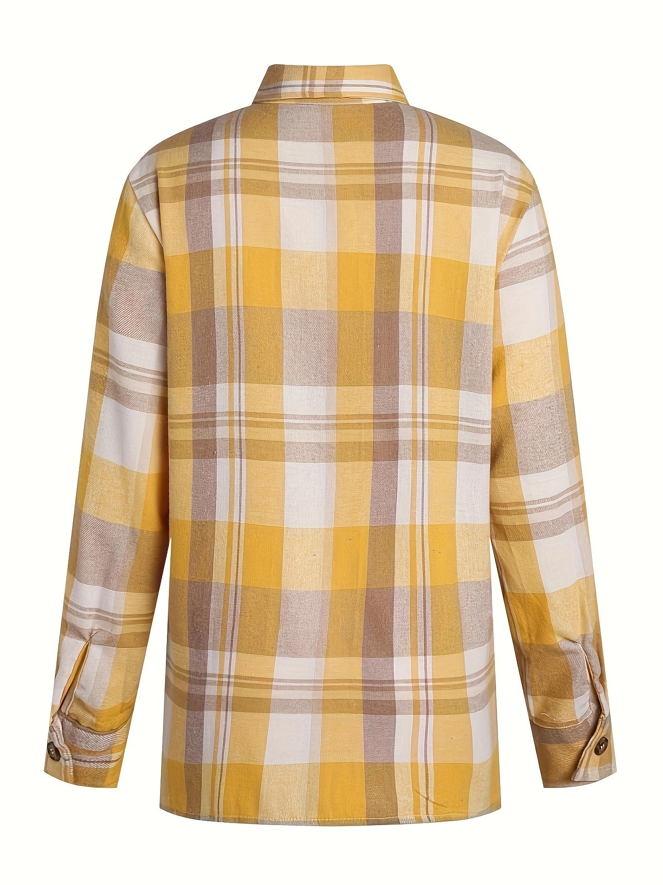 Herine - Gingham Long Sleeve Summer Shirt