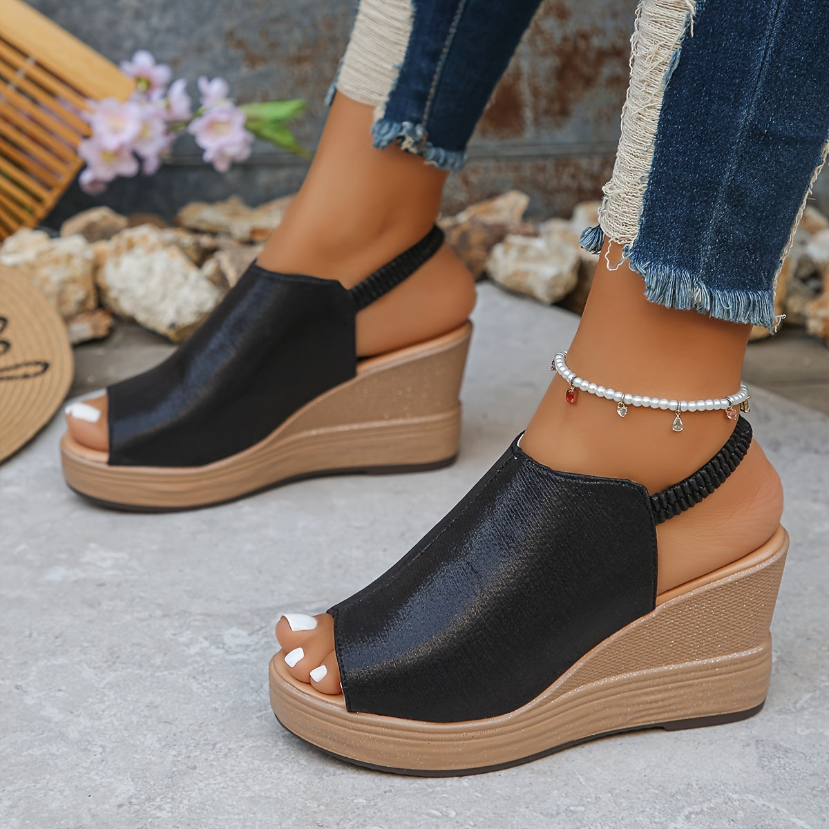 Rea - Orthopedic Wedge Sandals