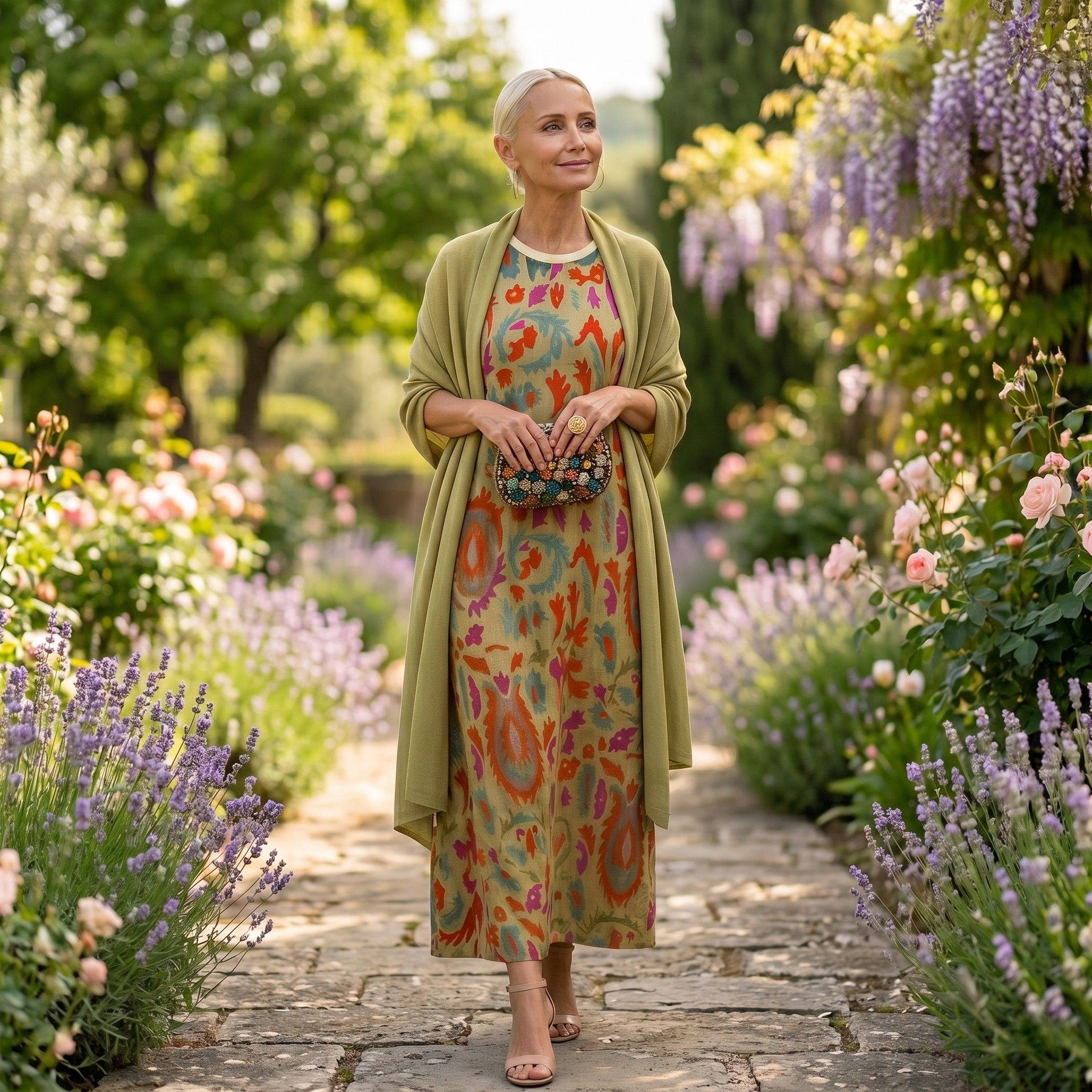 Brielle - Elegant Printed Dress