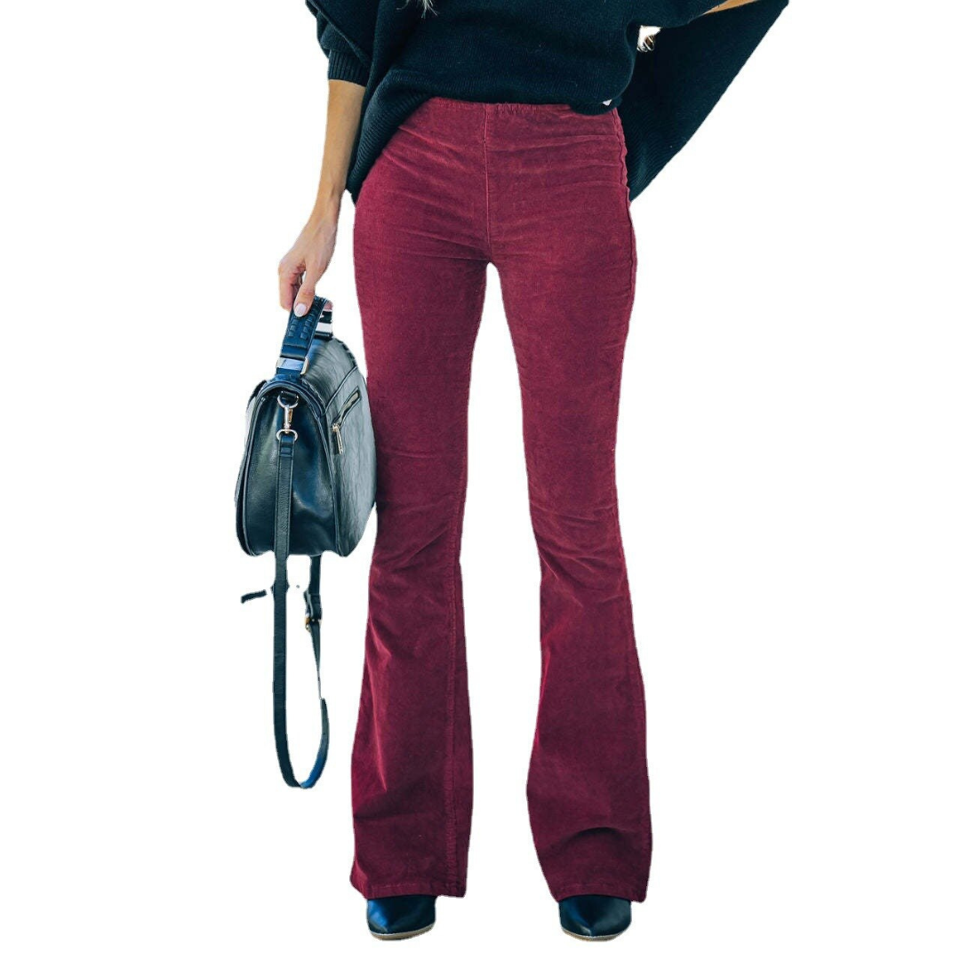 Carlia - Corduroy Flare Pants