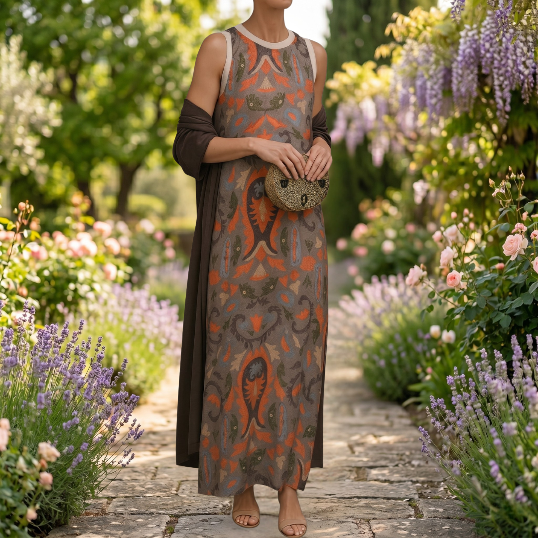 Brielle - Elegant Printed Dress