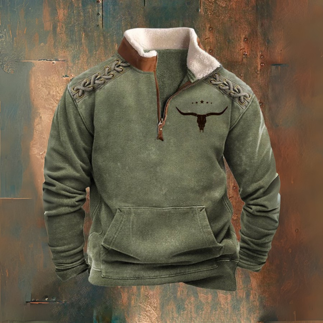 Alvin - Autumn-Winter Half-Zip Jacket