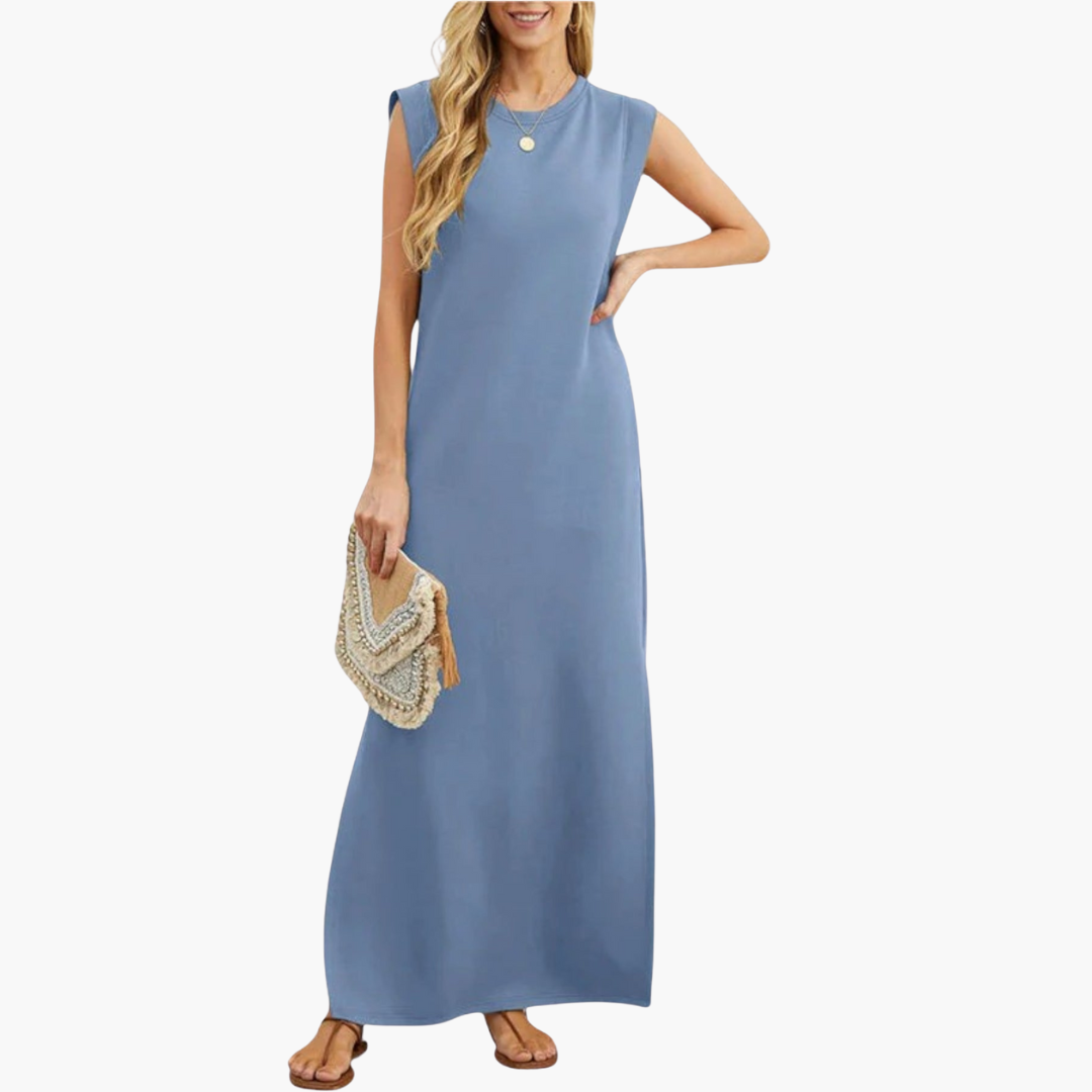 Esther | Wrinkle-Resistant Flowy Maxi Dress