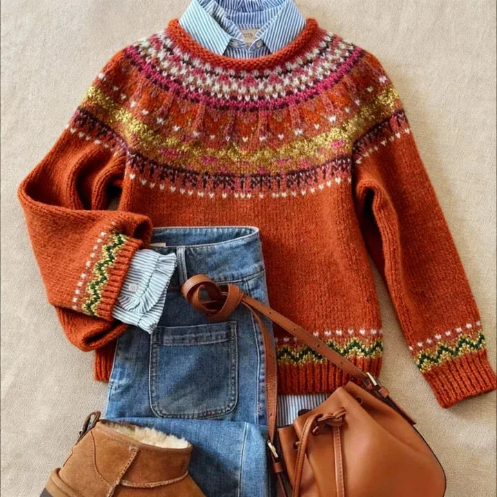Laila - Chic Vintage Knit Sweater