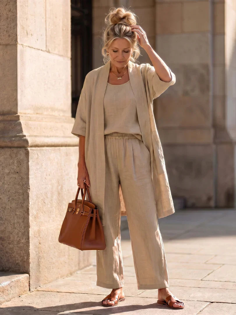Everly - Lightweight Linen Blend Set