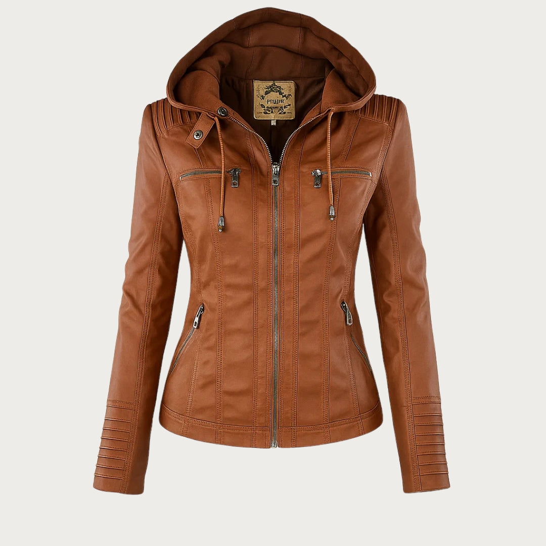 Jazlyn - Elegant Leather Jacket