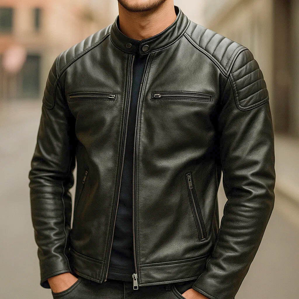 Kiel - Premium Leather Moto Jacket