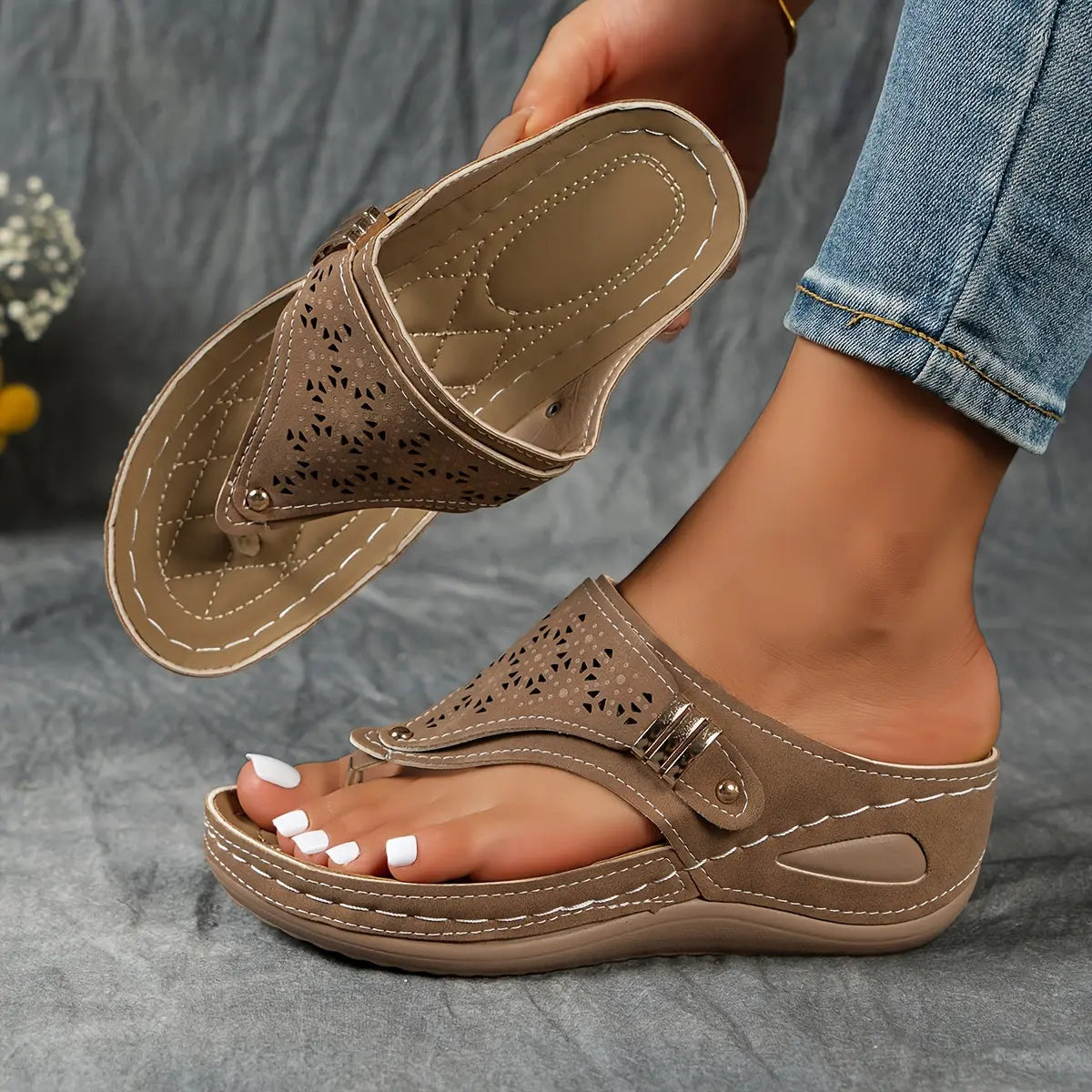Morrie – Wedge Toe Sandals for Women