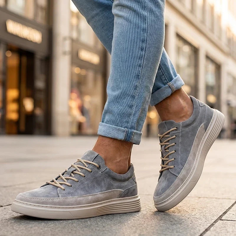 Matty - Suede Cushioned Casual Sneakers
