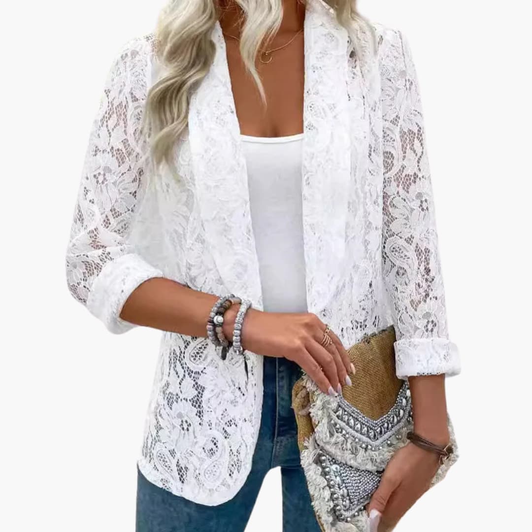 Audrey | Lace Blazer