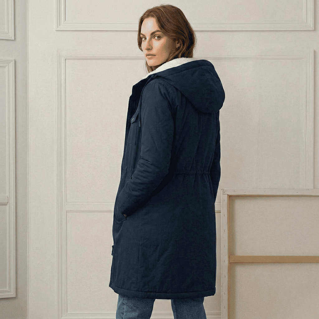 Maya - Cozy Hooded Weatherproof Coat