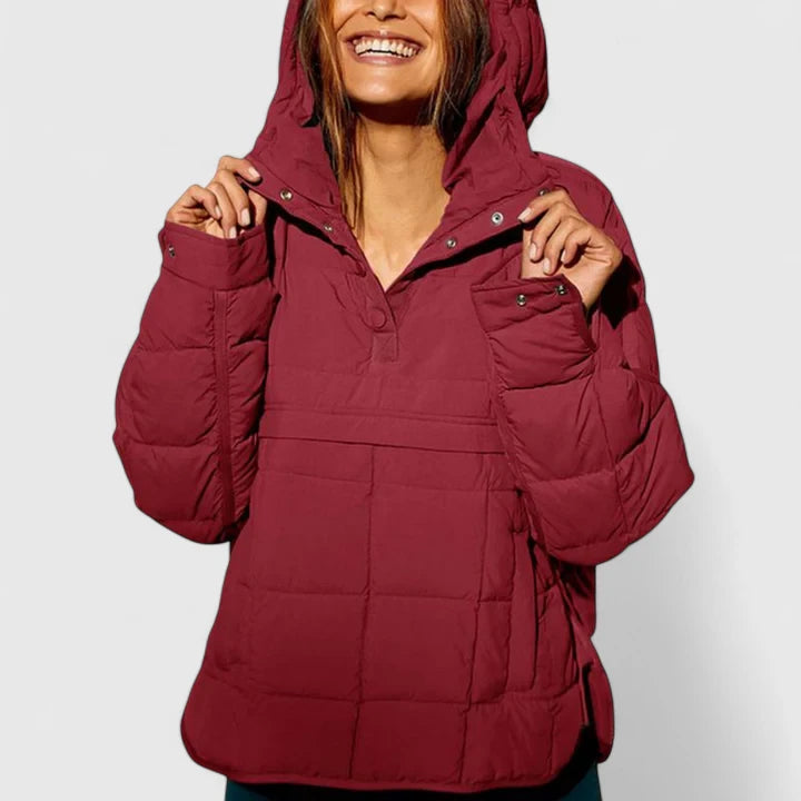 Faith – Waterproof Oversized Pullover Jacket with Hood