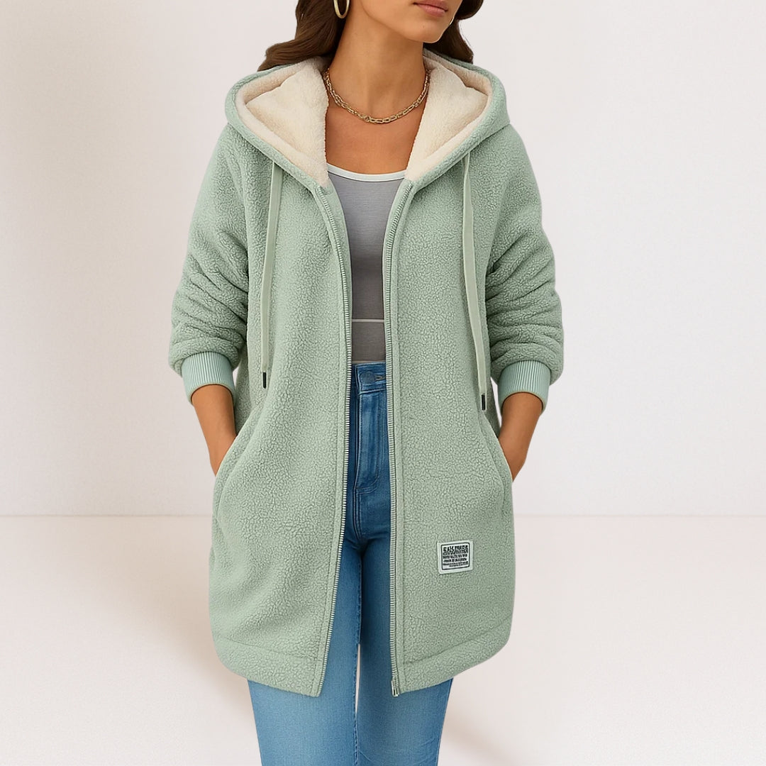 Delaney - Soft Fleece Hooded Jacket
