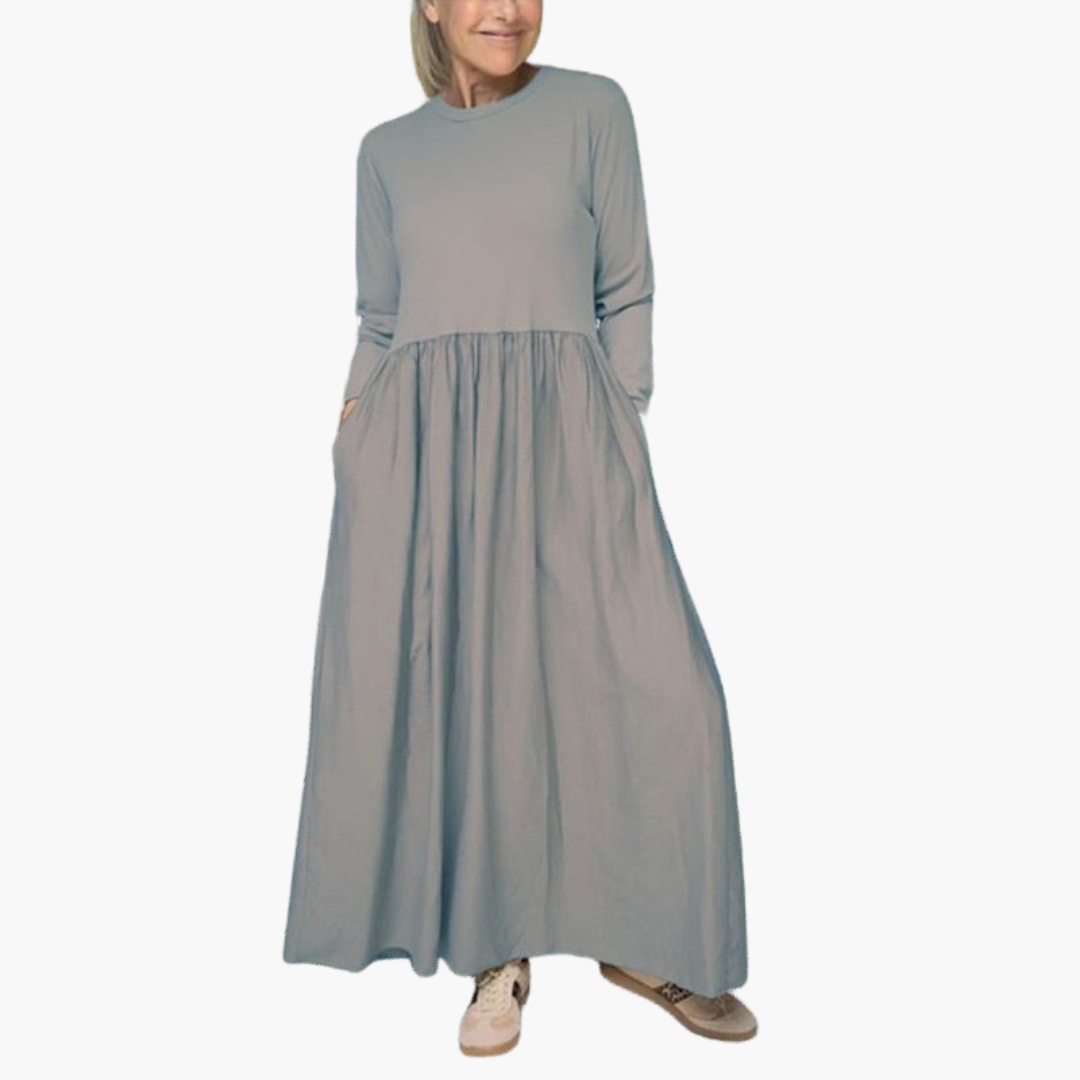 Harriet | Long Sleeve Knitted Midi Dress