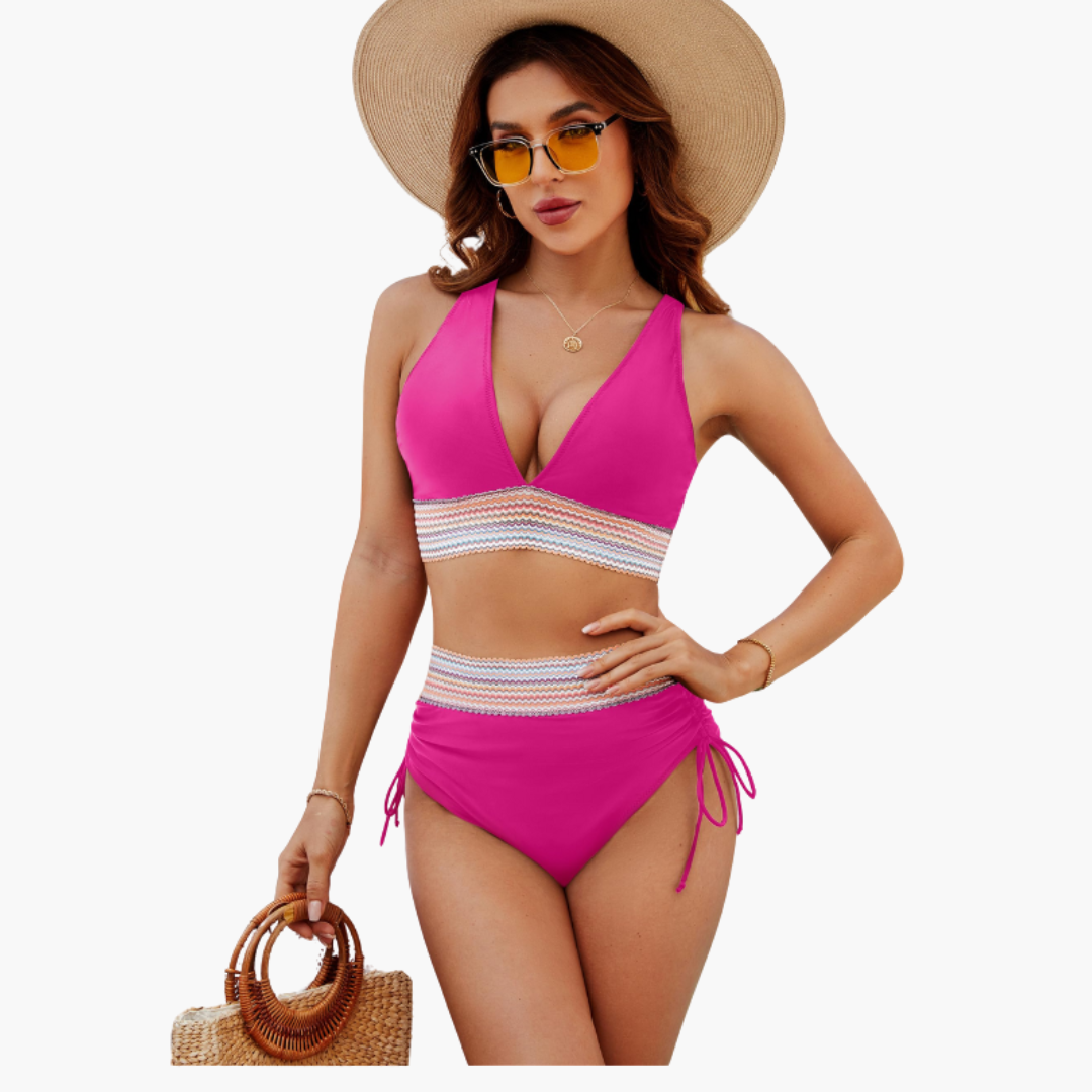 Emma | High-Waisted Tummy Control Bikini Set