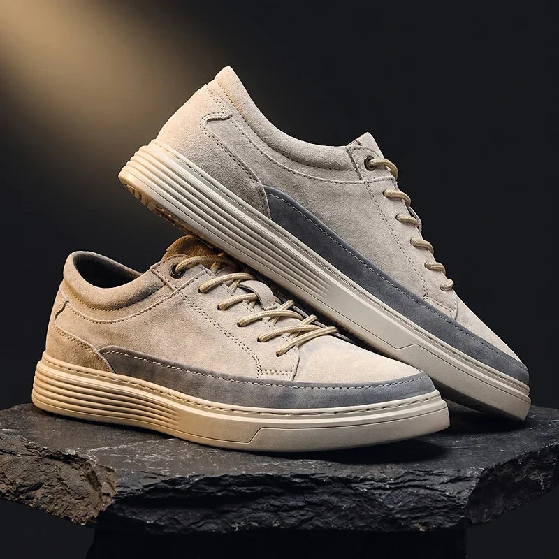 Matty - Suede Cushioned Casual Sneakers