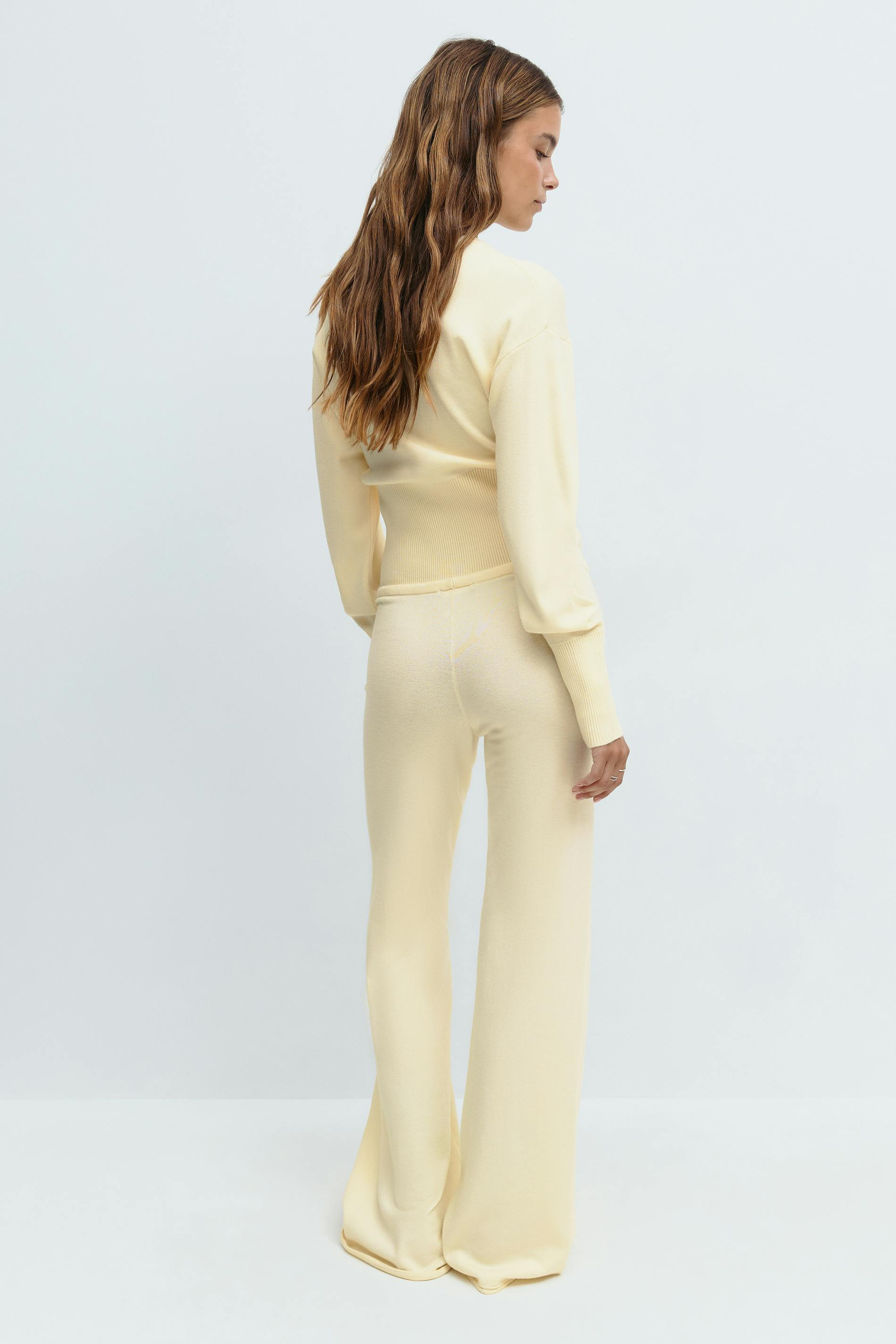 Lavinia – Sculpted Knit Top and High Waist Lounge Pants