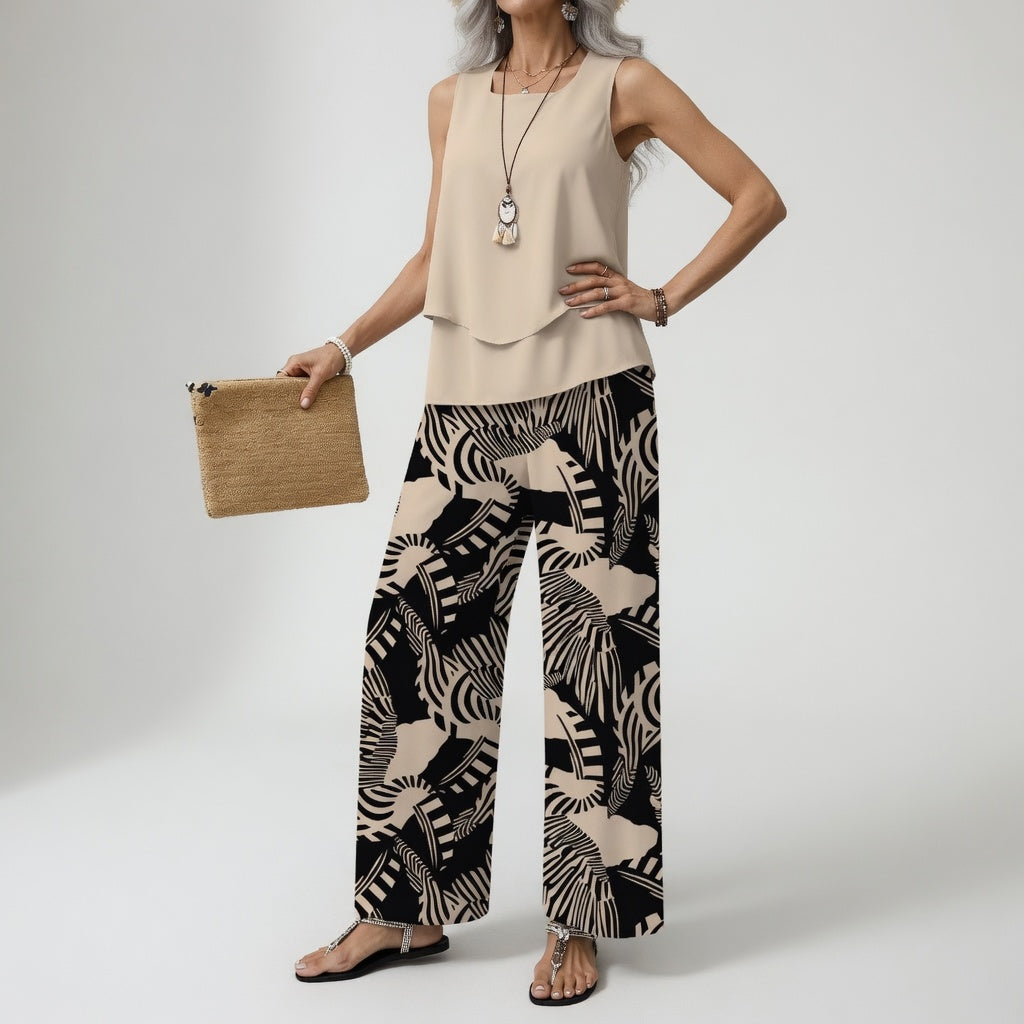 Caroline - Safari Luxe Two-Piece Set