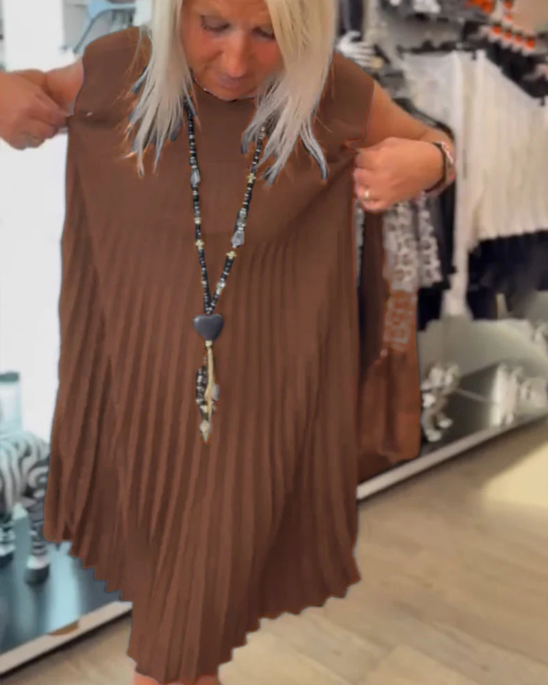 Lily - Trendy Pleated Dress for Effortless Summer Style
