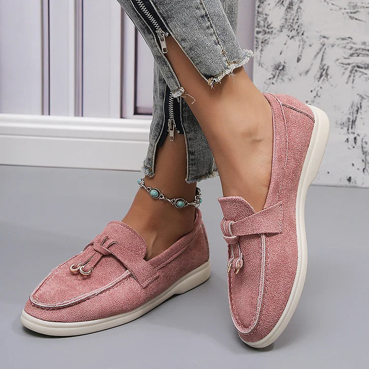 Erica – Elegant Loafers with Knotted Stitching