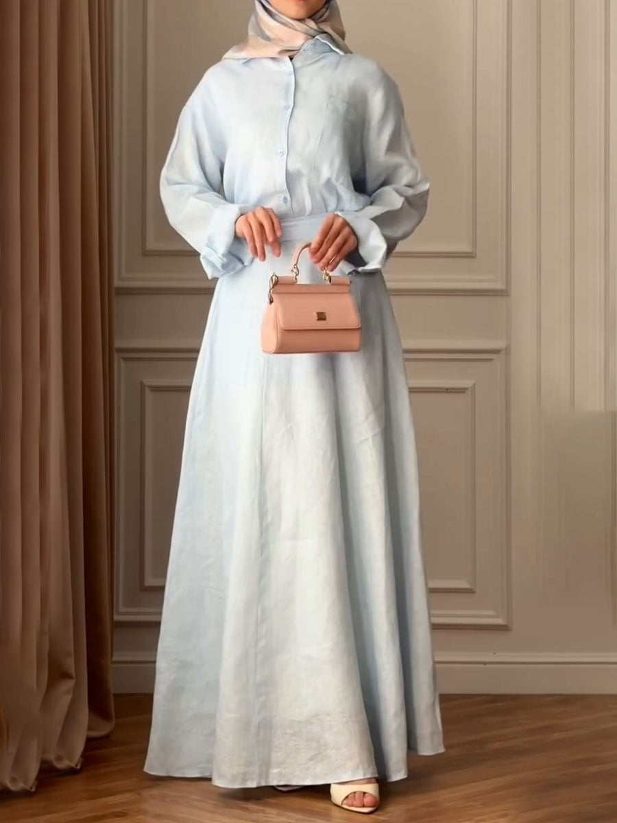 Mila – Elegant Two-Piece Linen Set