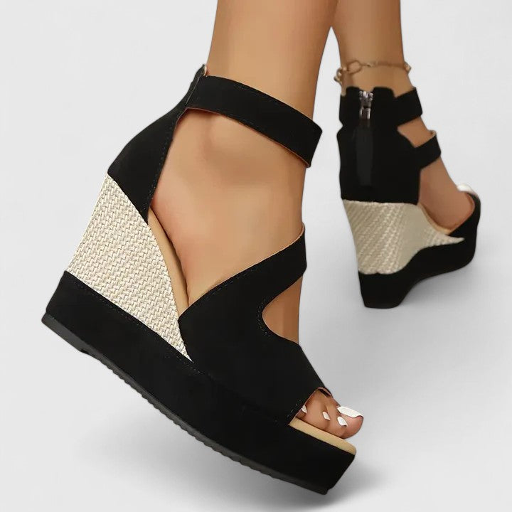 Via - Orthopedic Wedge Sandals