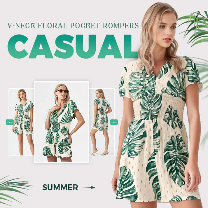 Blaire – Botanical Print Jumpsuit
