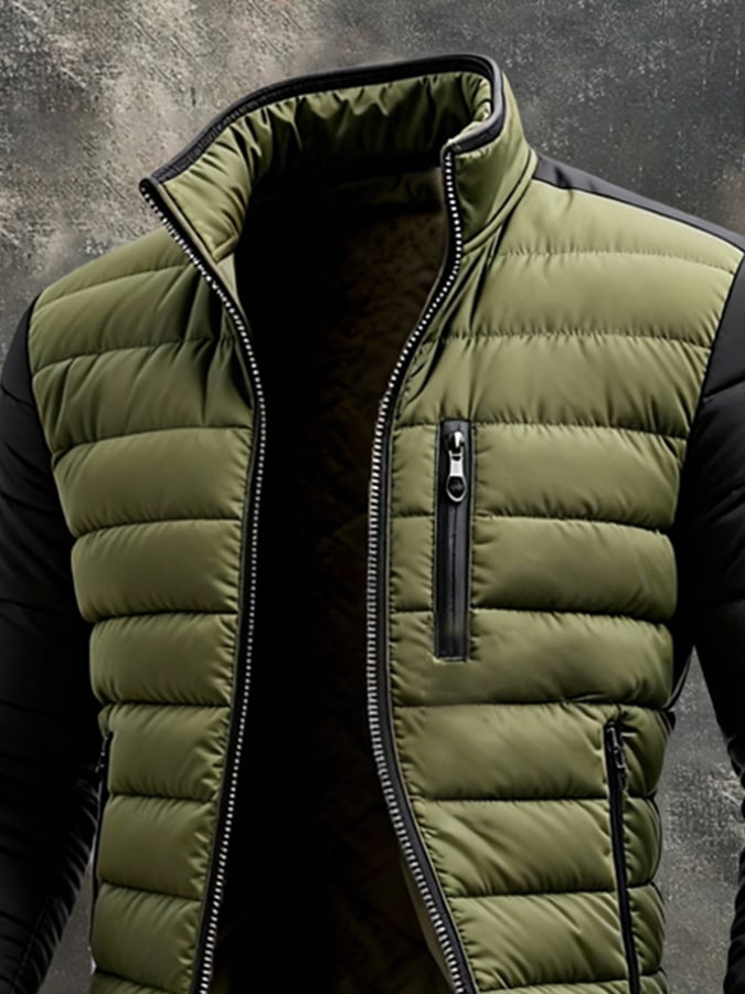Jerald - Modern Zip Padded Jacket