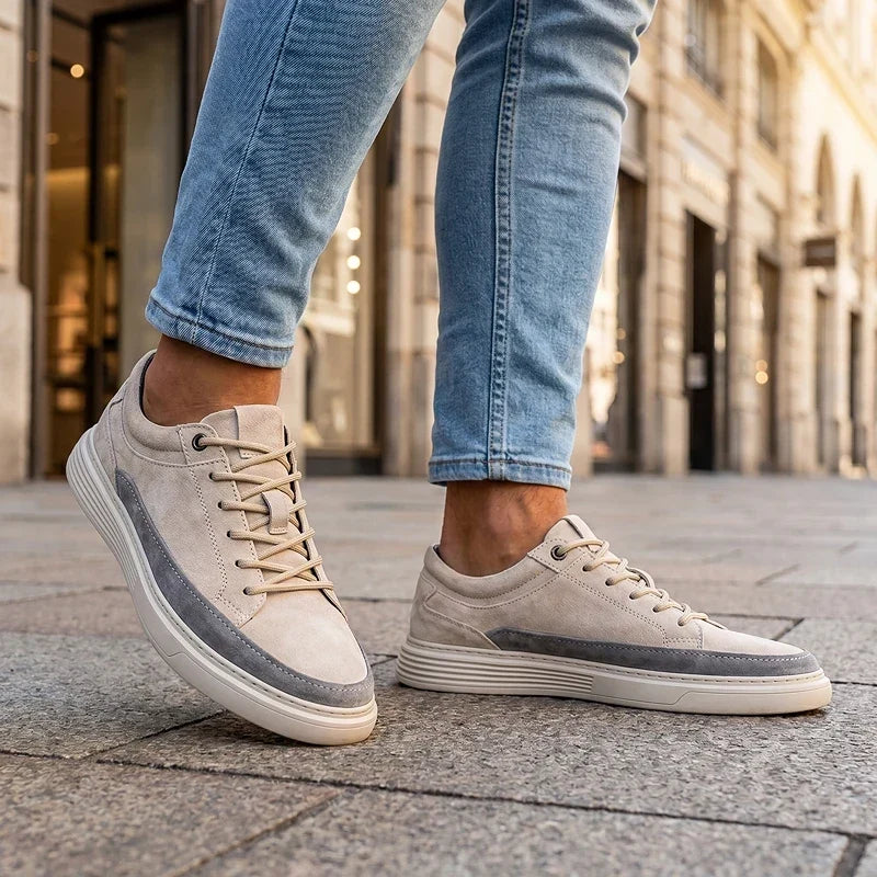Matty - Suede Cushioned Casual Sneakers