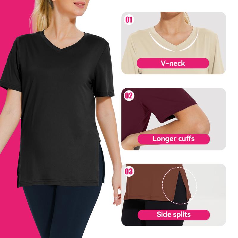 Celene – 3-Pack Casual Loose Fit V-Neck Tees