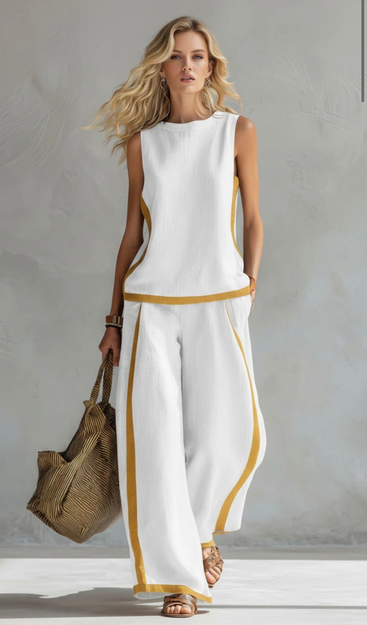 Kesya – Elegant Cotton-Linen Set