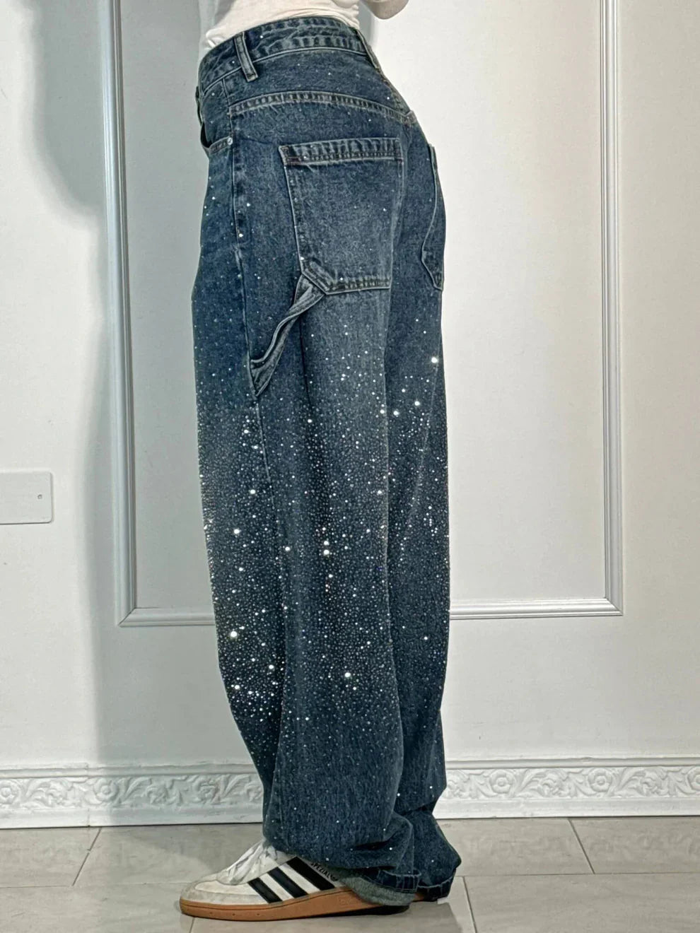 Tesse – Balloon Denim Pants for Effortless Movement