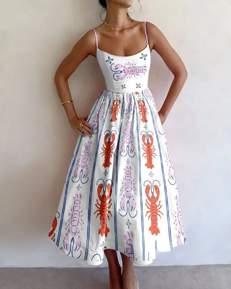 Roxy - Seaside Whimsy Midi Dress