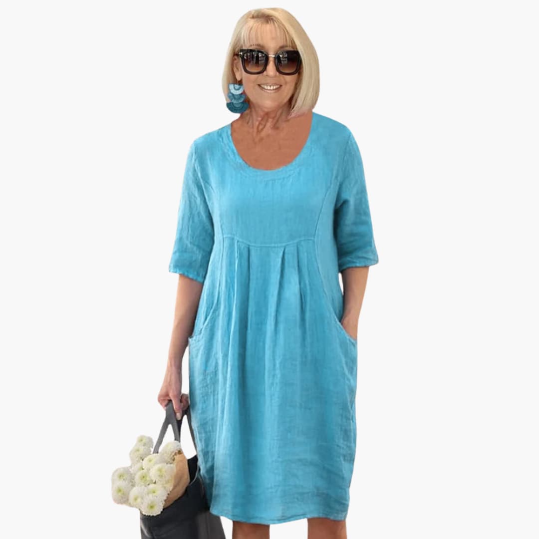 Audrey | Casual Pocket Tunic Dress