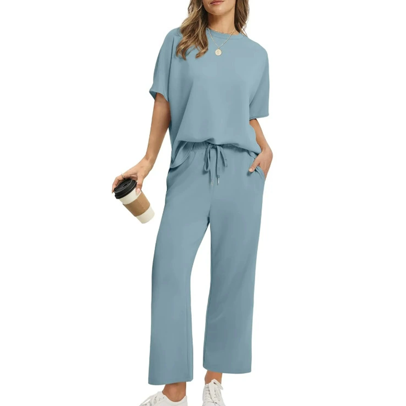 Elli – Soft Lounge Top and Trousers Set