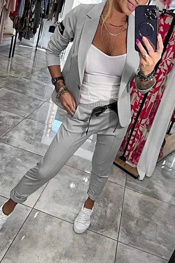 Izabela - Relaxed Blazer and Jogger Set