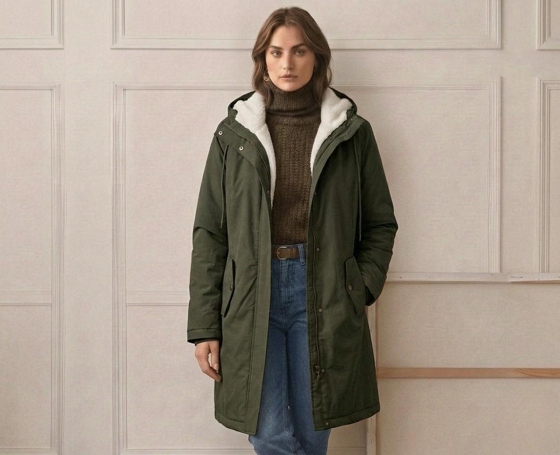 Elsie - Cozy Hooded Weatherproof Coat