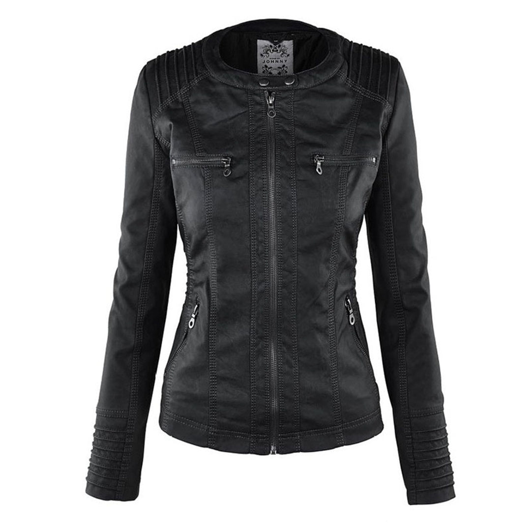 Jazlyn - Elegant Leather Jacket