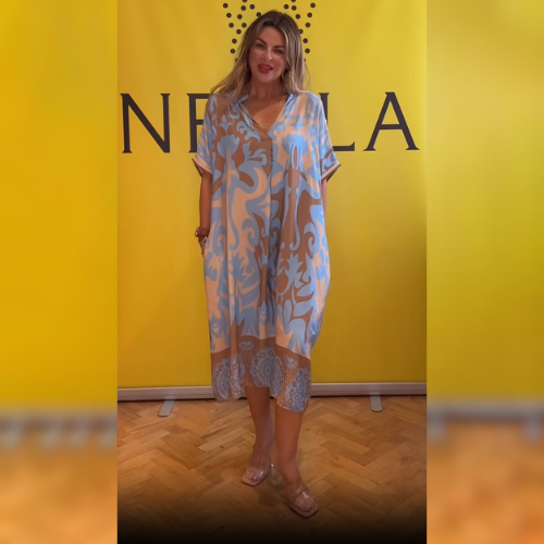 Katrina – Elegant Floral Wrap Dress