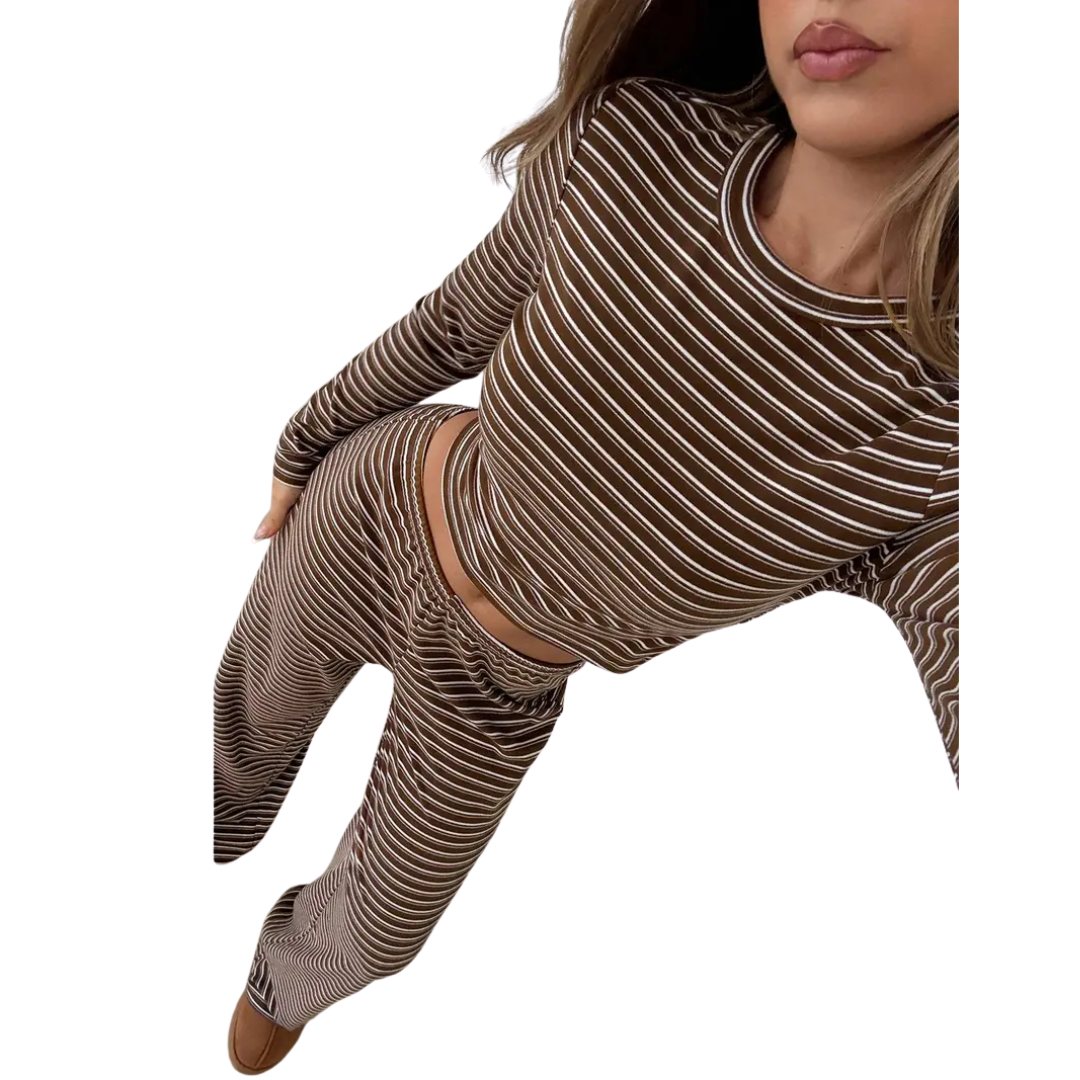 Camila - Striped Relaxed Loungewear Set