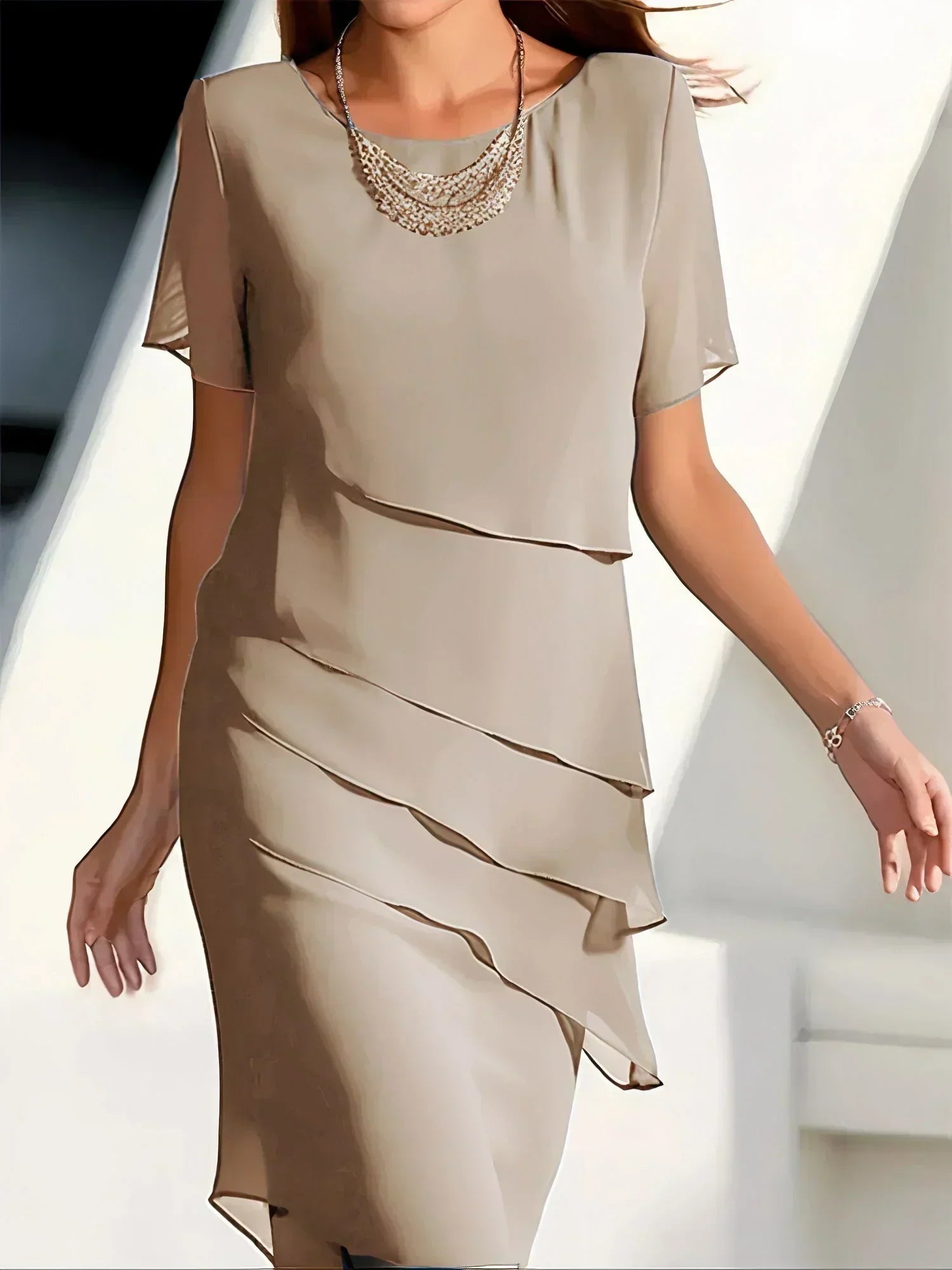 Mildred – Timeless Layered Elegant Dress