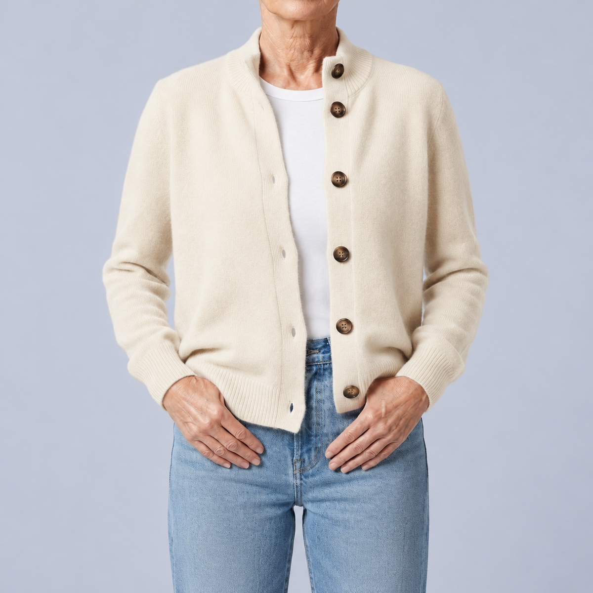 Melanie – Soft Button-Up Knit Cardigan